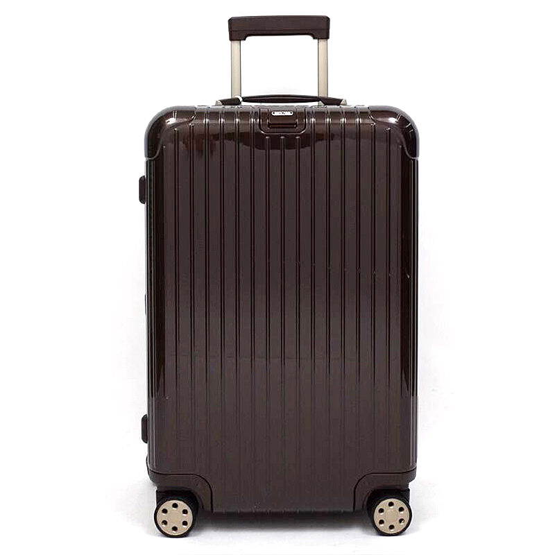 RIMOWAリモワ 63L サルサ 電子タグ 4輪 茶色 スーツケースバッグ