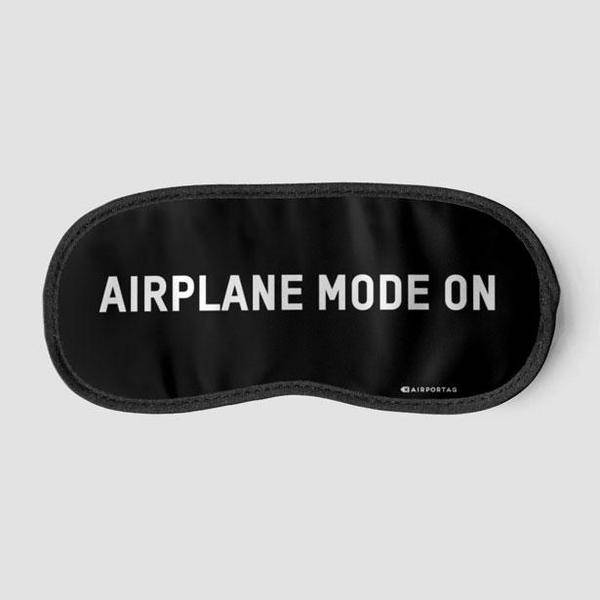 AIRPORTAG アイマスク AIRPLANE MODE ON ブラック