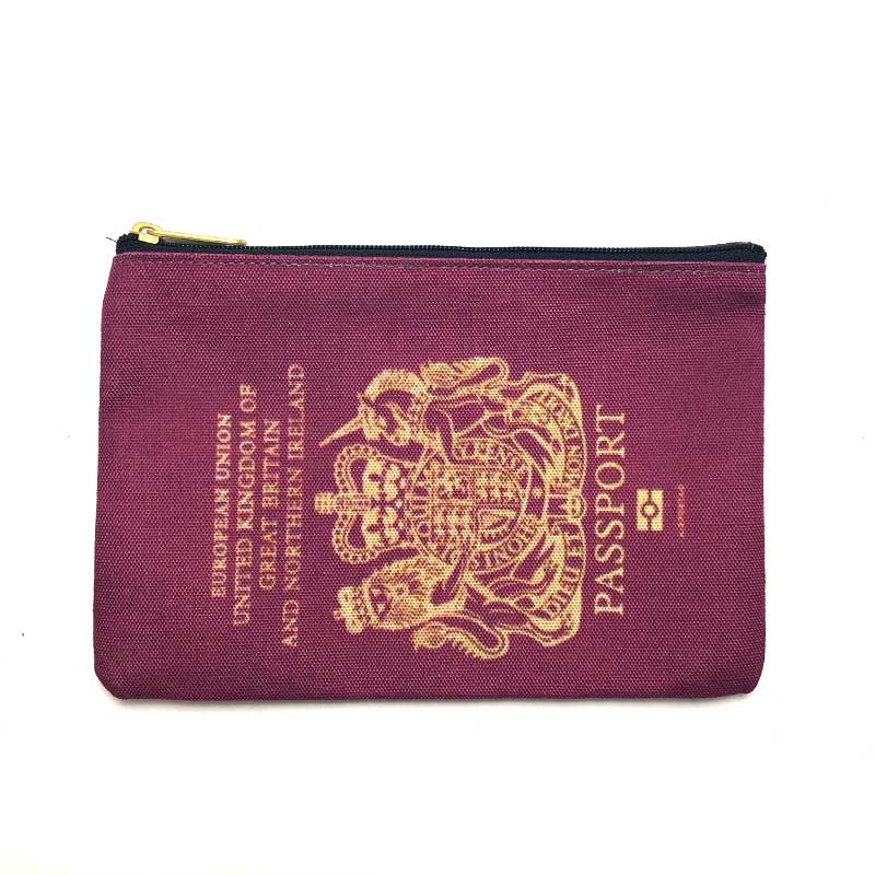 AIRPORTAG アウトレット トラベルポーチ パスポートモチーフ イギリス