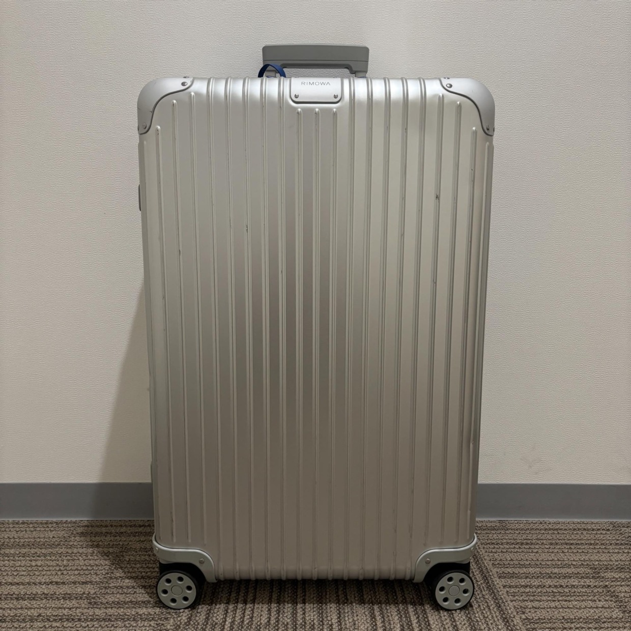 リモワ　オリジナル　925.90.05.8　ブルー　中古美品　チェックインLツイスト　86リットル　4輪